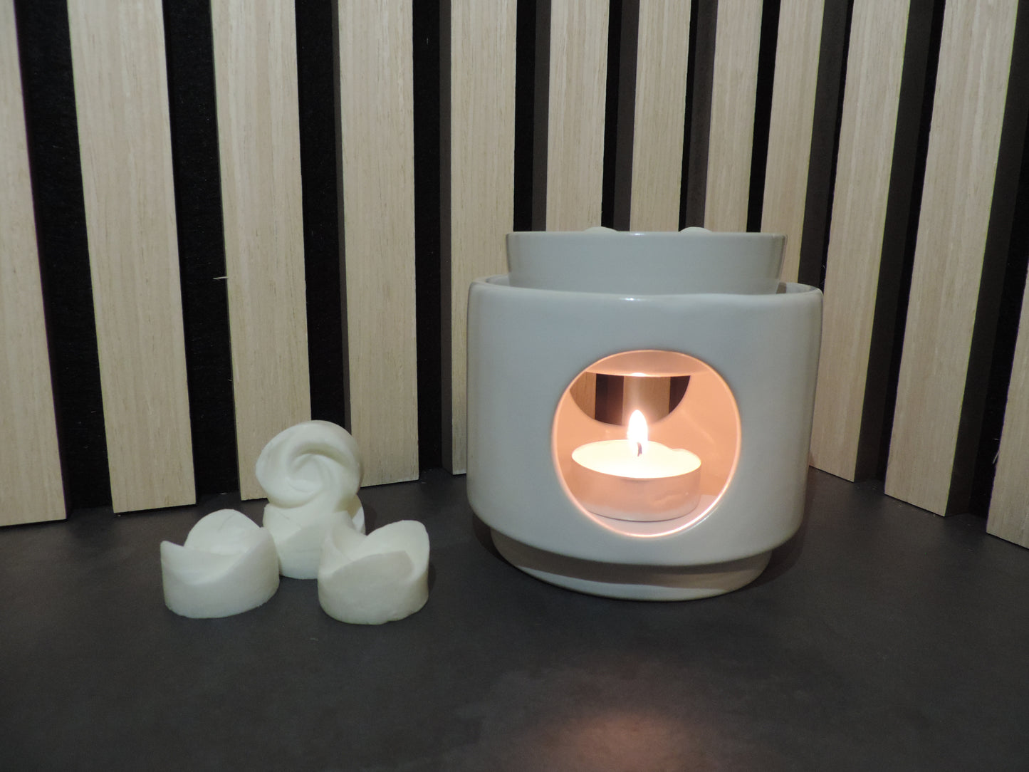 wax melt burner with tea light